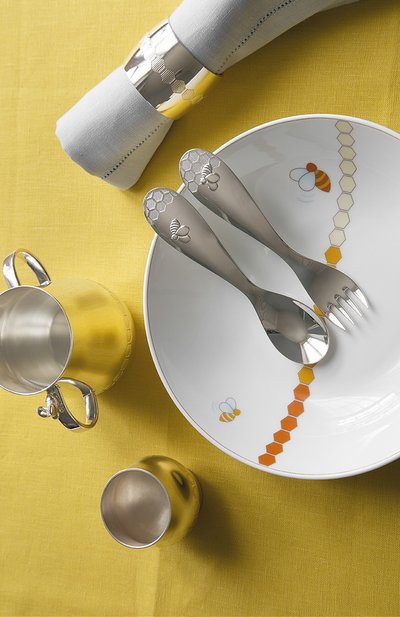 Набор из тарелки и ложки beebee CHRISTOFLE, арт. 07754105, фото 3