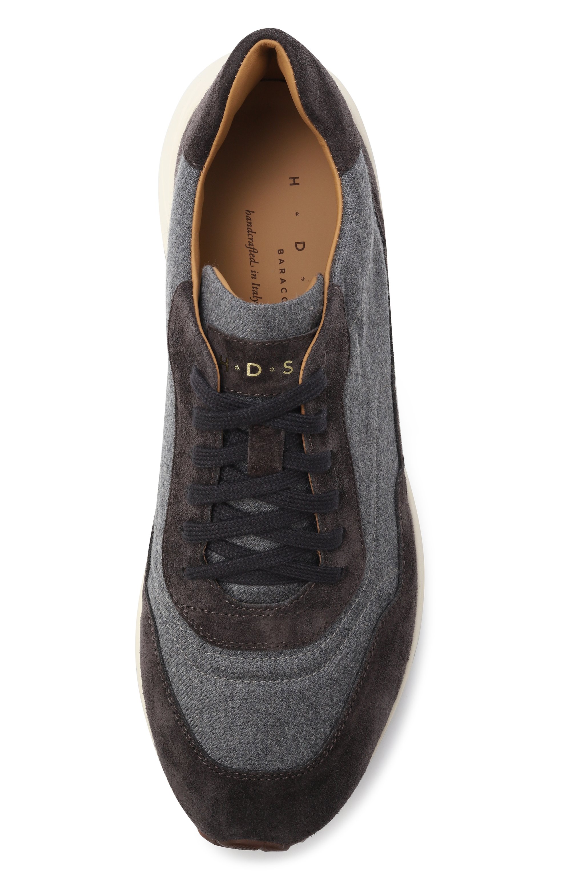 Комбинированные кроссовки falcon H`D`S`N BARACCO темно-серого цвета по цене 53900 руб., арт. FALC0N.12*, фото 6 Комбинированные кроссовки falcon H`D`S`N BARACCO, арт. FALC0N.12*, фото 6