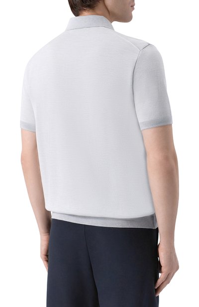 Поло из хлопка и шелка PAUL&SHARK, арт. 25411627, фото 4