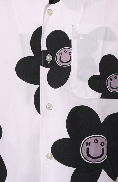 Хлопковая рубашка HUGO, арт. 50513855, фото 5