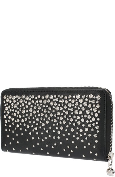 Кожаный кошелек на молнии с металлическими заклепками ALEXANDER MCQUEEN, арт. 509674/1AC8I, фото 2