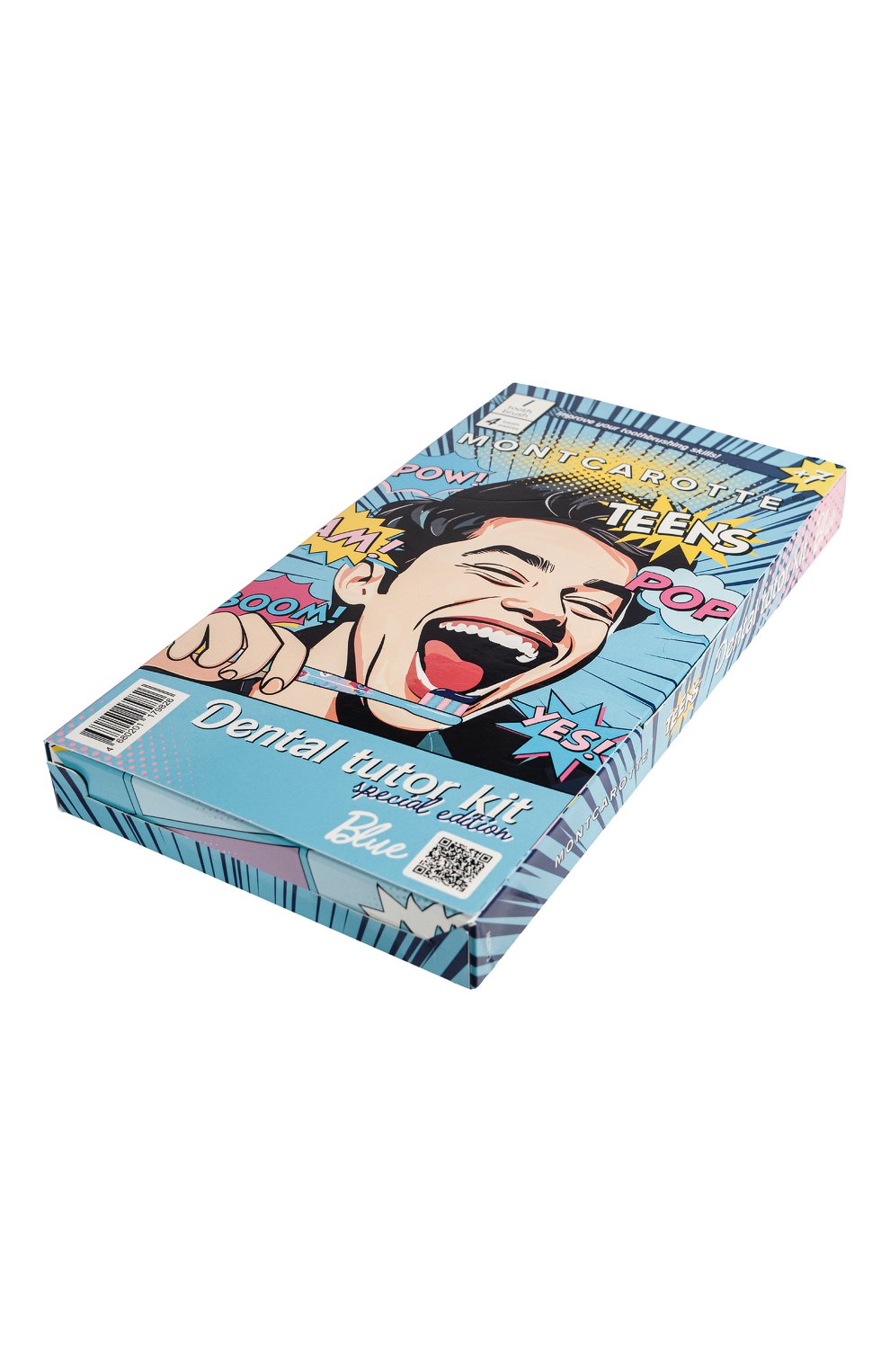 Голубой набор для обучения чистки зубов у подростков и детей 7+ MONTCAROTTE, арт. МСТ913, фото 4