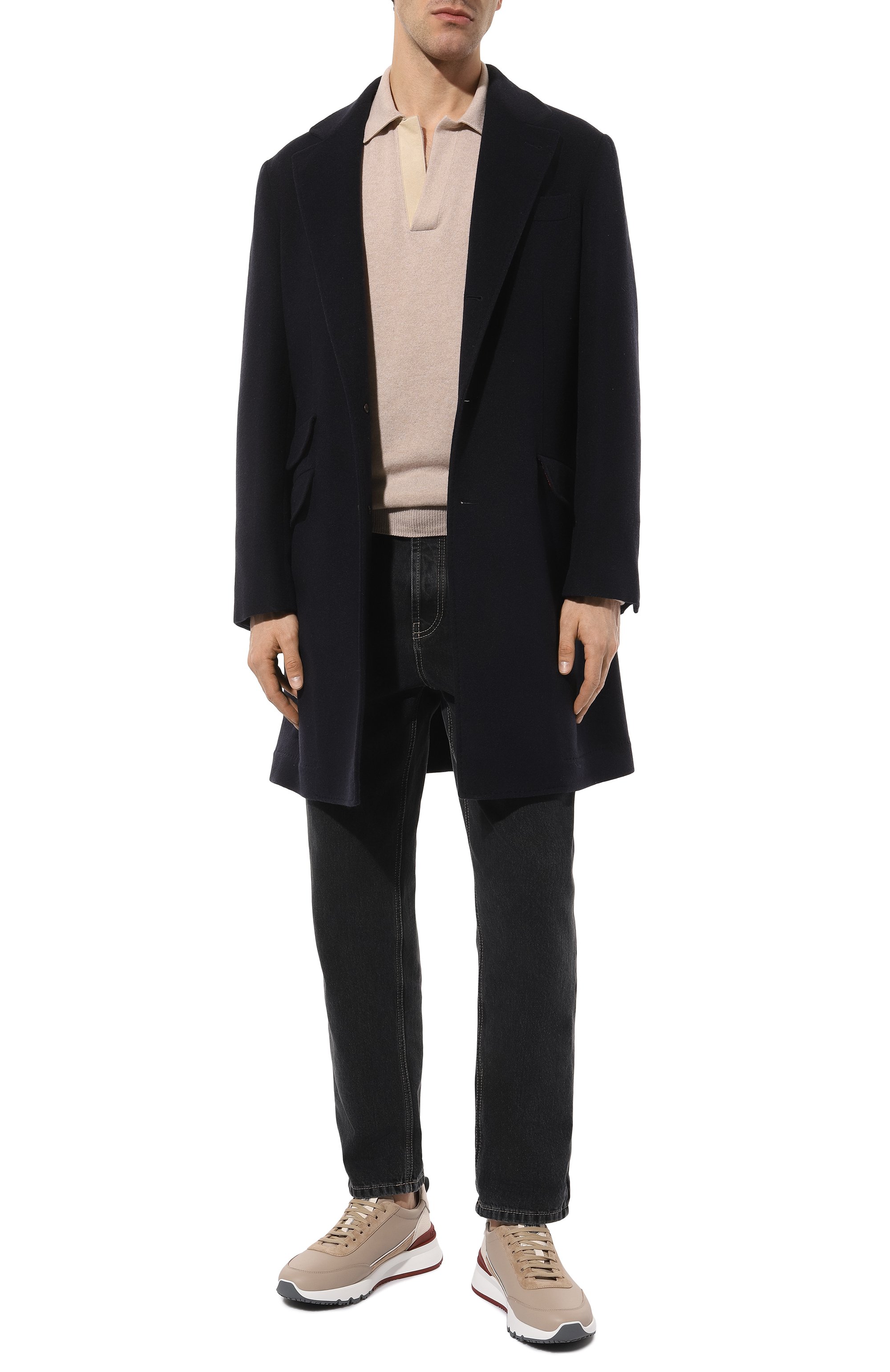 Кожаные кроссовки BRUNELLO CUCINELLI, арт. MZUGSB2319, фото 2