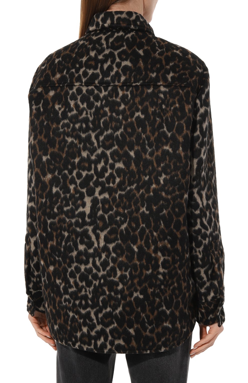 Рубашка ALINE леопардового цвета по цене 23500 руб., арт. AL071003, фото 4 Рубашка ALINE, арт. AL071003, фото 4