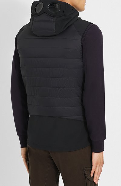 Утепленный жилет на молнии с капюшоном C.P. COMPANY, арт. 05CM0W010A-005242M, фото 4