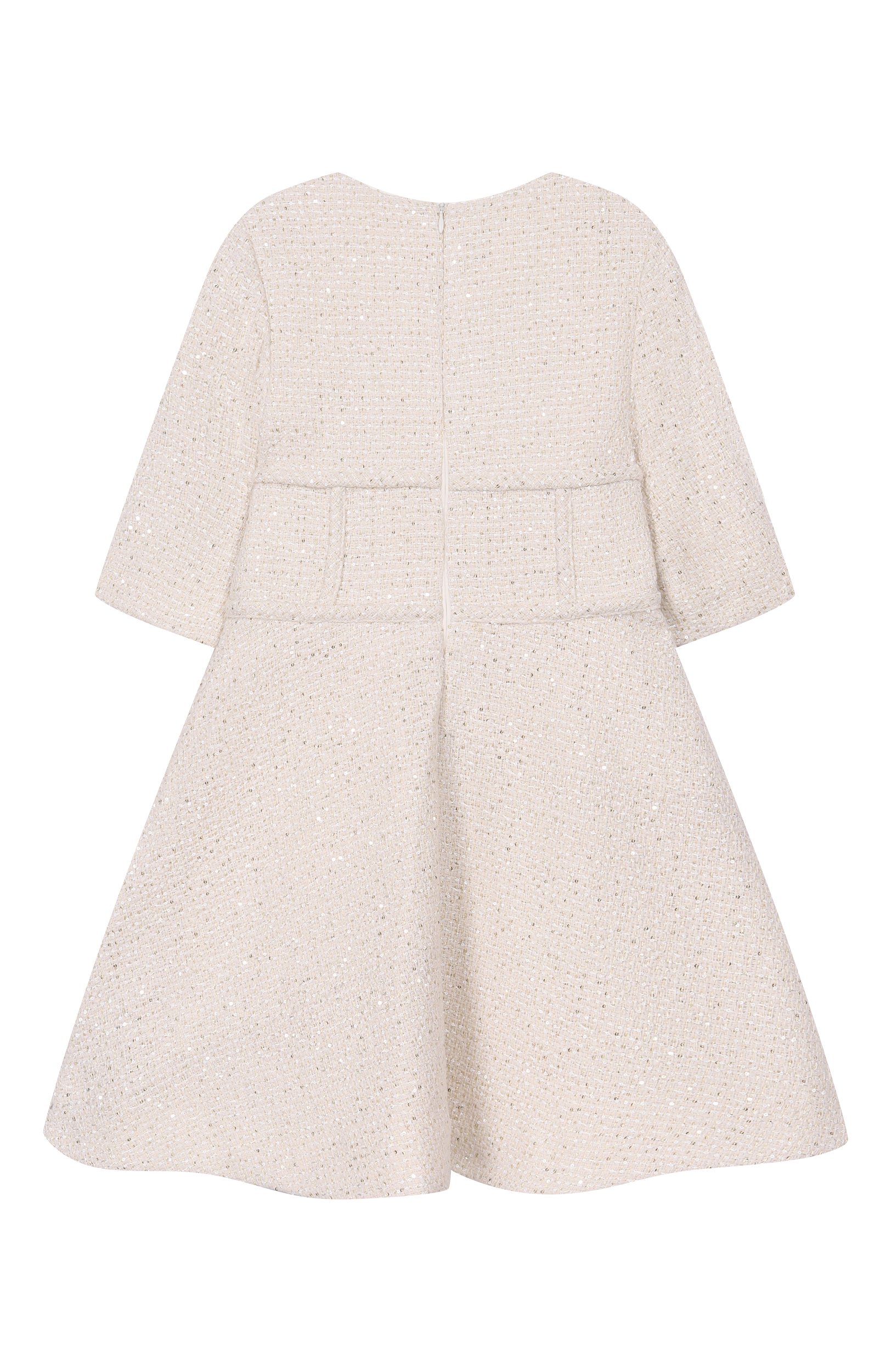Твидовое платье ELIE SAAB KIDS, арт. EFAB128 V1/TS1129_001, фото 2