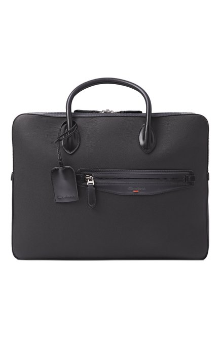 Мужская портфель SANTONI, арт. UIBGA2868BS-ACSU