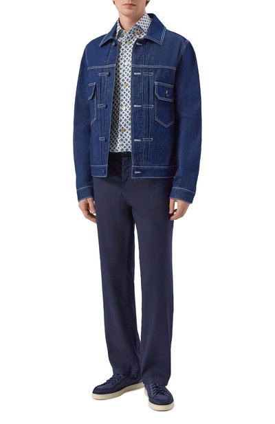 Мужская льняная рубашка KITON, арт. UMCNERH09719