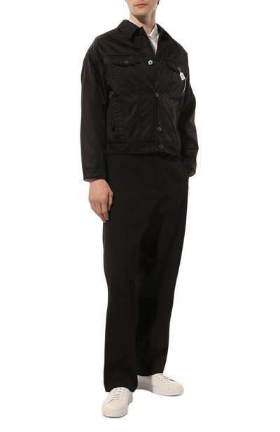 Кеды из кожи каймана PRADA, арт. 4E3370-XNL-F0009, фото 2