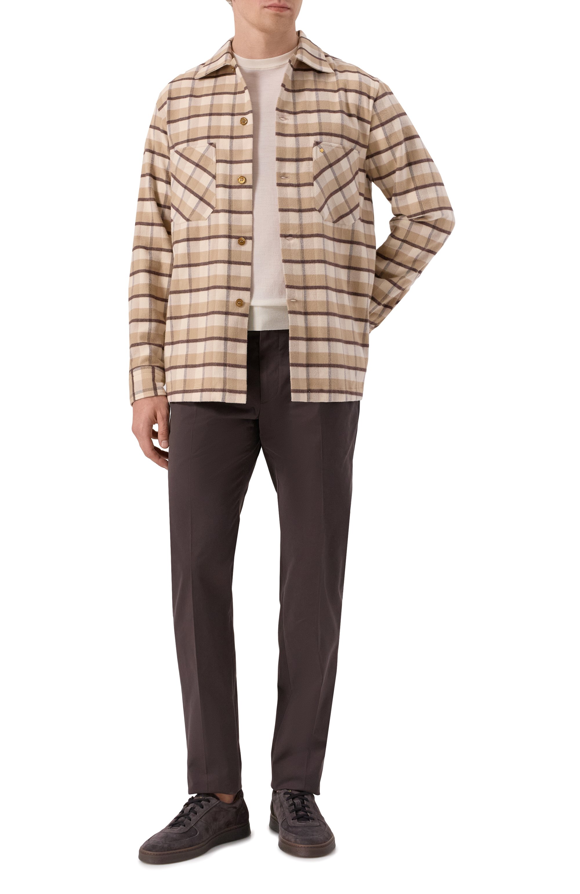 Хлопковая рубашка STEFANO RICCI, арт. SP007097/BN3034, фото 2