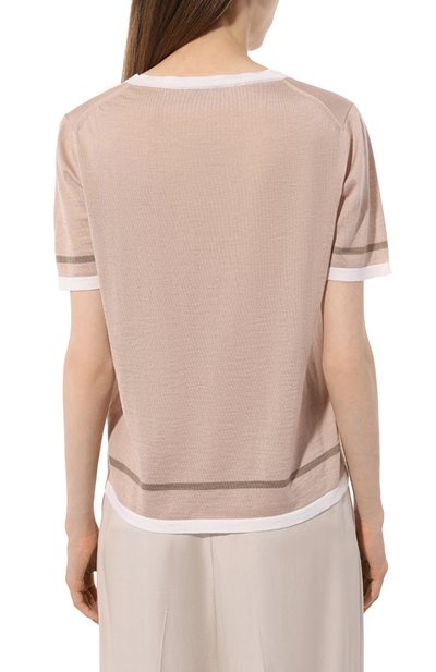 Пуловер из кашемира и шелка KITON, арт. D57701, фото 4