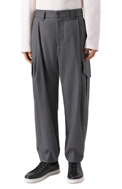 Шерстяные брюки-карго GIORGIO ARMANI, арт. GM002252/TE17877, фото 3