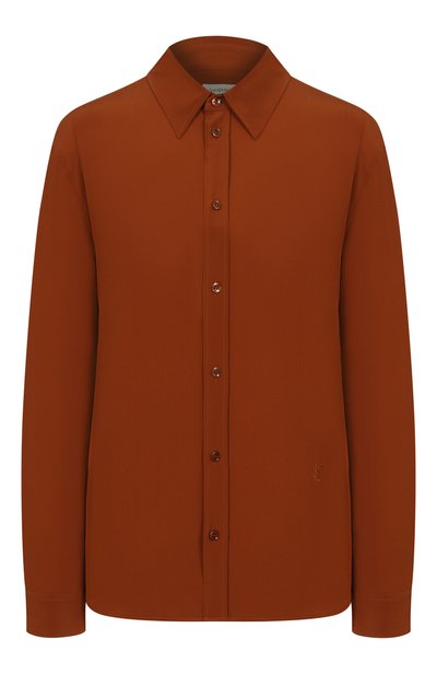 Женская шелковая блузка SAINT LAURENT, арт. 864595/Y100W