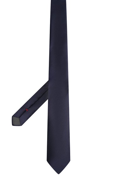 Галстук из хлопка и шелка BRUNELLO CUCINELLI, арт. MR8130018, фото 3