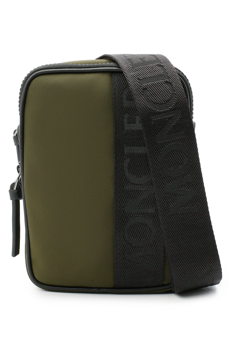 Мужская текстильная сумка MONCLER хаки цвета, арт. F2-09A-5L700-00-02SL1 | Фото 5 (Материал: Текстиль; Ремень/цепочка: На ремешке; Размер: mini)