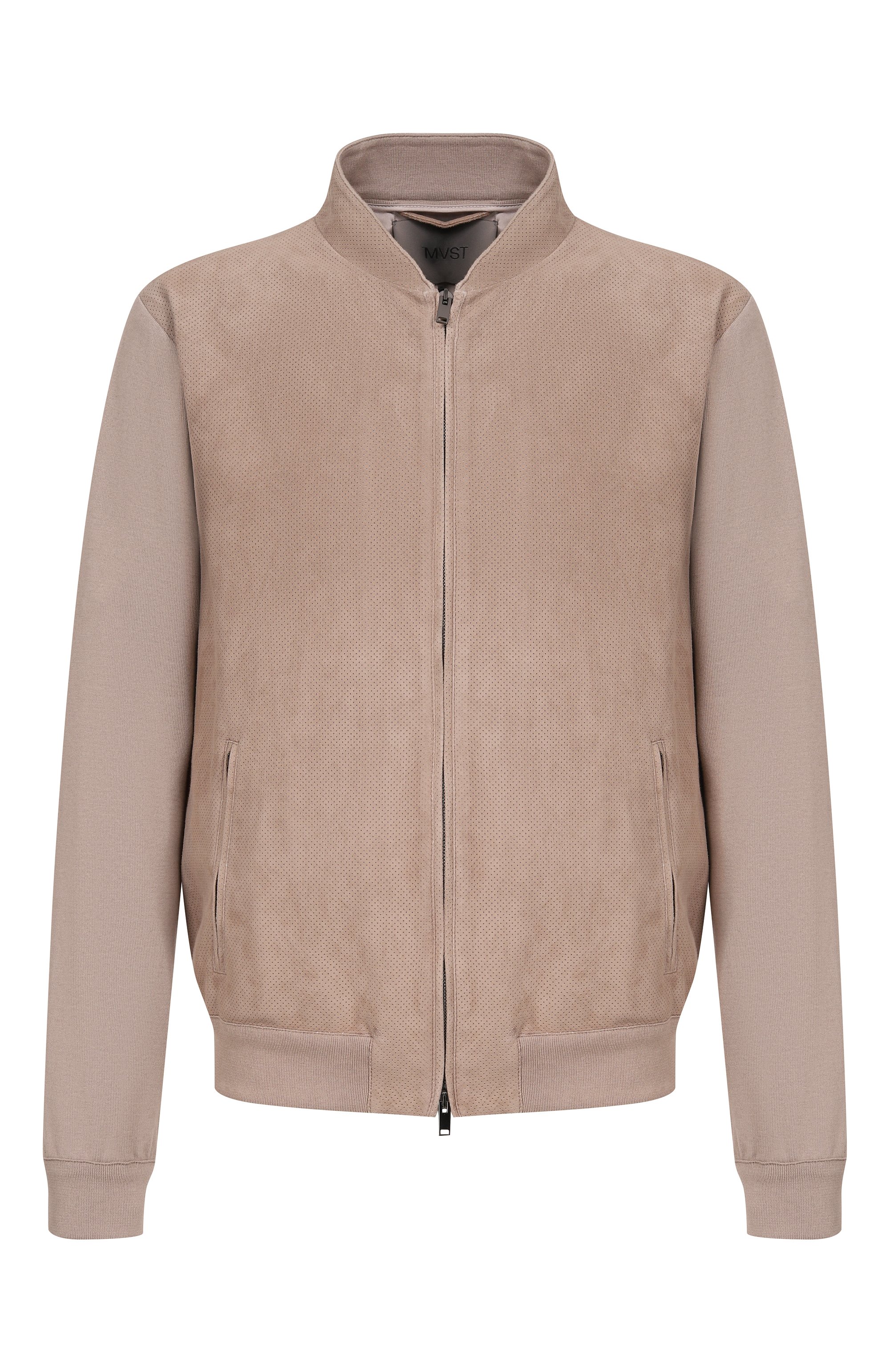Кардиган с замшевой отделкой MVST, арт. M26.CSM.L401/PERF0RATED SUEDE/FP000-C0TT0N-CASHMER, фото 1
