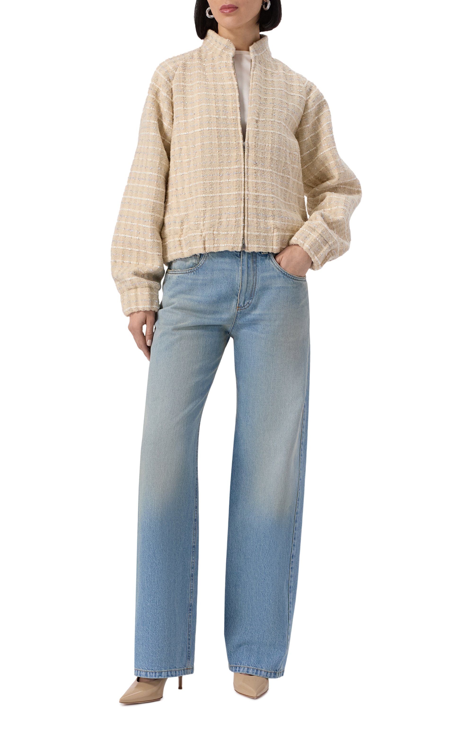 Твидовый бомбер MVST, арт. 25E/X2P/0/0041/3056, фото 2