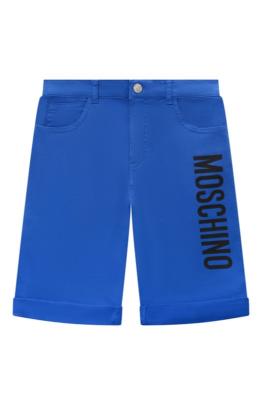 

Хлопковые шорты Moschino, Синий