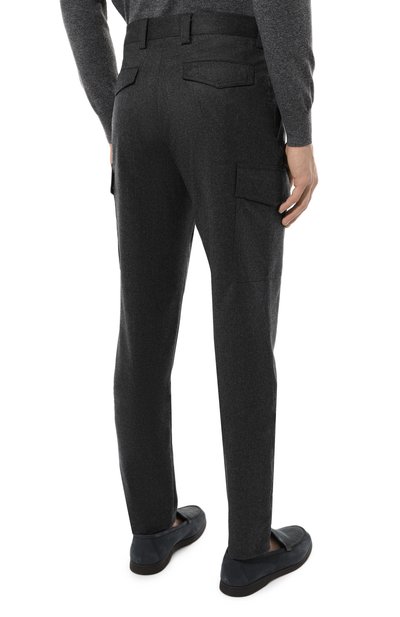 Шерстяные брюки-карго BRUNELLO CUCINELLI, арт. ME226B2160, фото 4