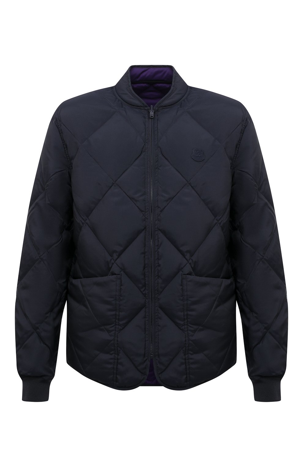 Двусторонняя куртка KENZO темно-синего цвета по цене 59400 руб., арт. FB65BL1221NF, фото 1 Двусторонняя куртка KENZO, арт. FB65BL1221NF, фото 1