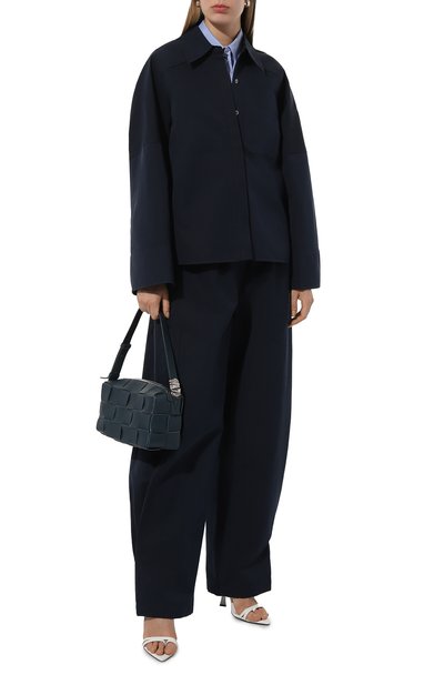 Хлопковая рубашка GUCCI голубого цвета по цене 95800 руб., арт. 744781/Z321B, фото 2 Хлопковая рубашка GUCCI, арт. 744781/Z321B, фото 2