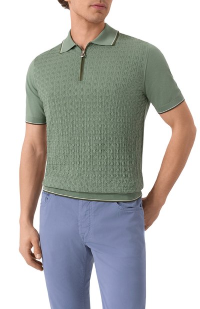 Хлопковое поло STEFANO RICCI, арт. K212032P31/F25297, фото 3