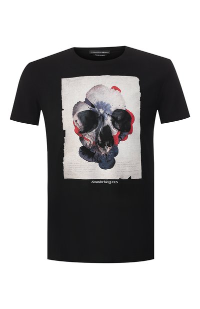 Хлопковая футболка ALEXANDER MCQUEEN, арт. 557147/QMZ88, фото 1