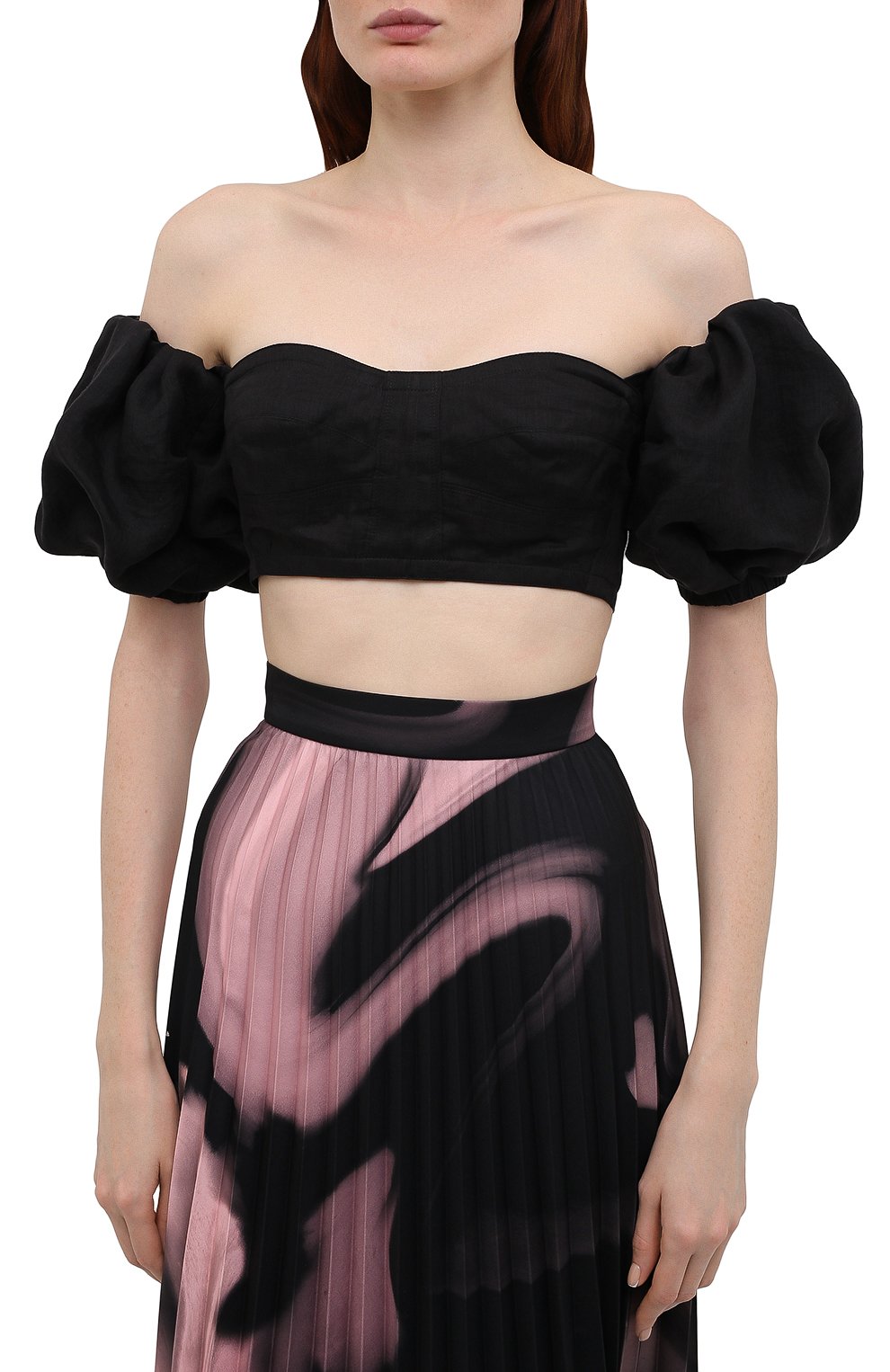 Топ ISABEL MARANT черного цвета по цене 47700 руб., арт. HT2091-21E023I/JENTIA, фото 3 Топ ISABEL MARANT, арт. HT2091-21E023I/JENTIA, фото 3
