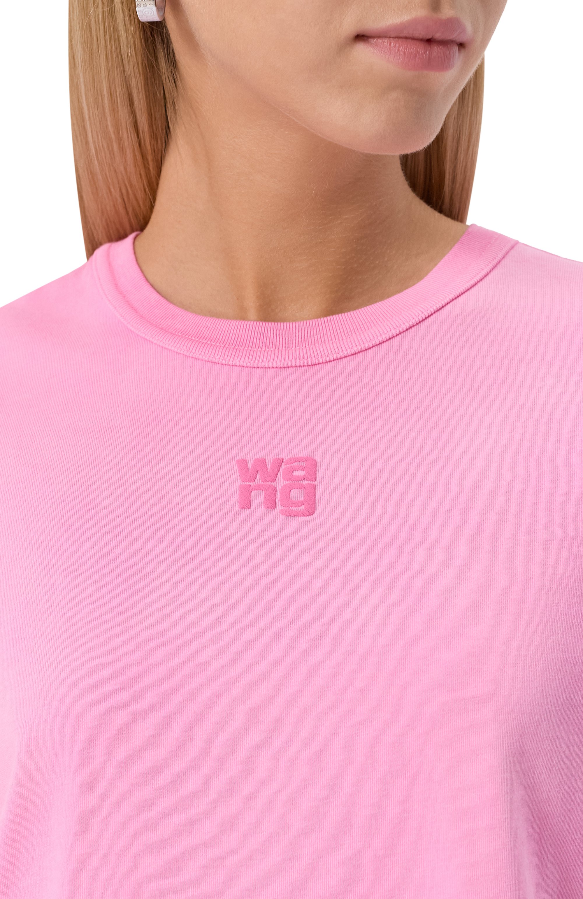 Хлопковая футболка ALEXANDERWANG.T, арт. 4CC3241521, фото 5