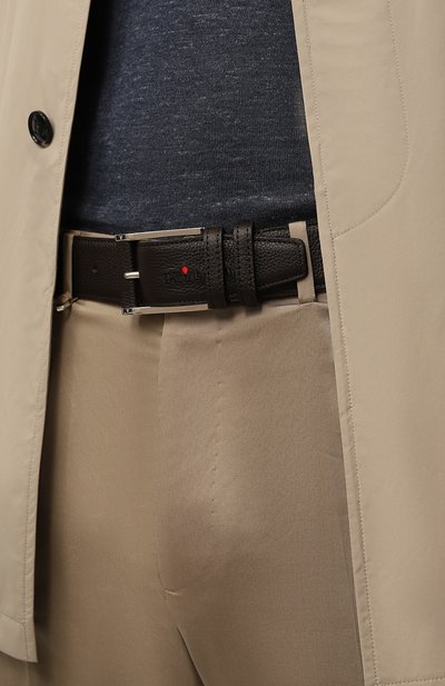 Кожаный ремень KITON, арт. USC7140N0109808, фото 2