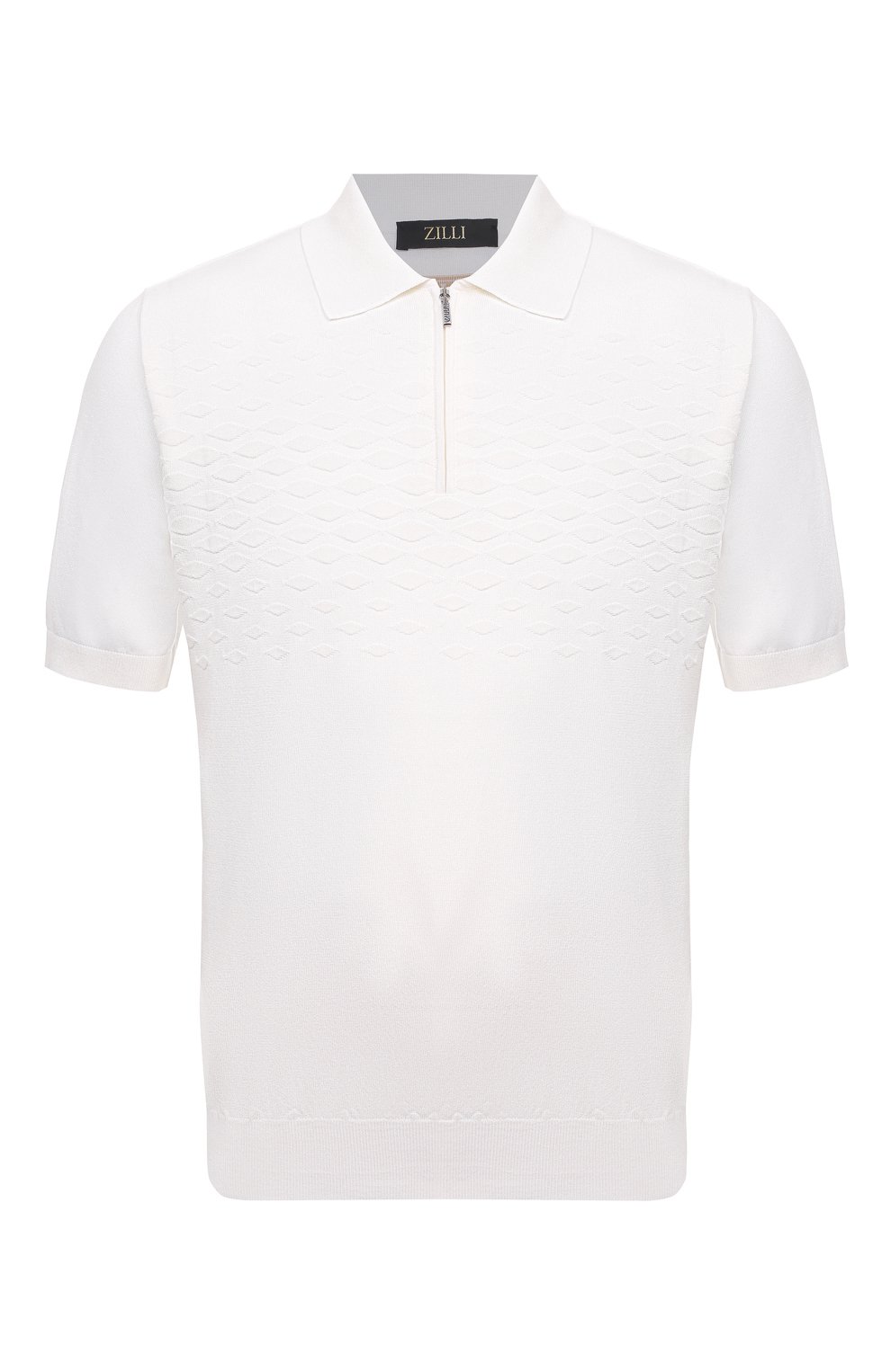 Поло из шелка и хлопка ZILLI, арт. KZP002M0145VVC000, фото 1