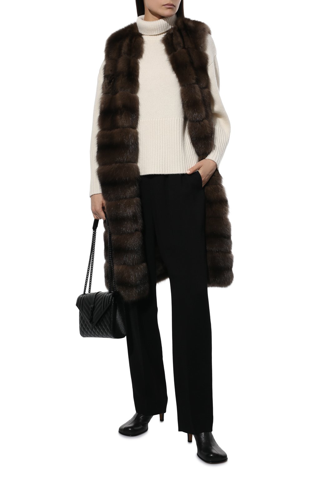 Жилет из меха соболя VALENTINO, арт. QF3FC23518F, фото 2