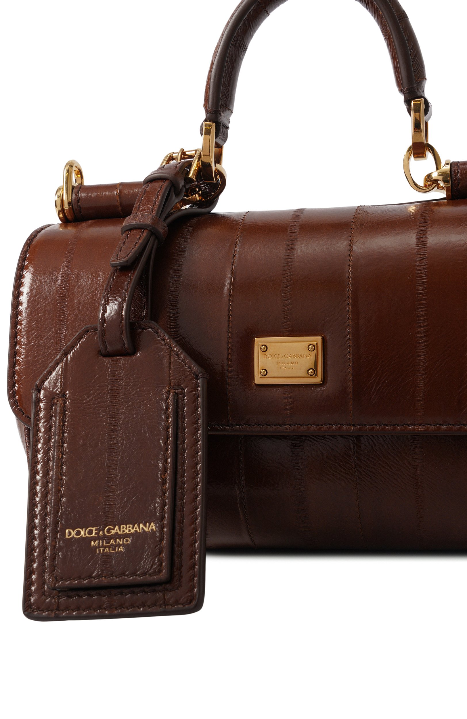 Сумка my sicily mini DOLCE & GABBANA коричневого цвета по цене 357000 руб., арт. BB7864/B8291, фото 6 Сумка my sicily mini DOLCE & GABBANA, арт. BB7864/B8291, фото 6