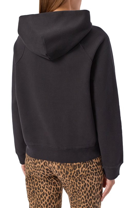 Хлопковое худи Zadig and Voltaire JWSS00600 Чёрный  JWSS00600 Фото 4