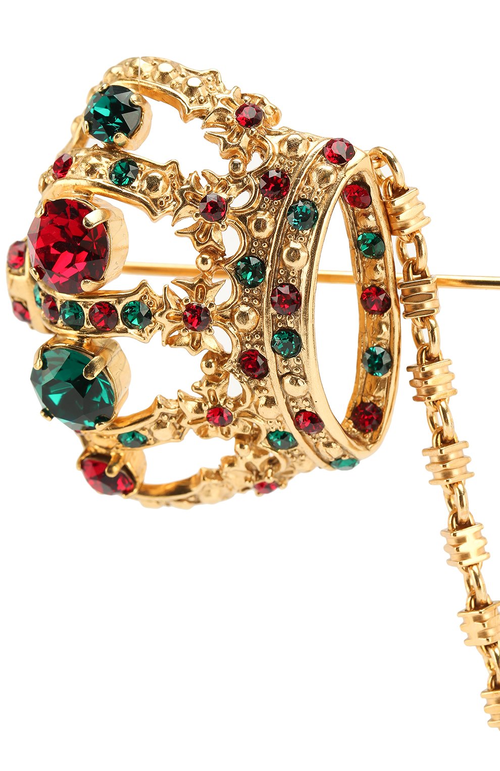 Брошь DOLCE & GABBANA золотого цвета по цене 79950 руб., арт. WPL1C1/W1111, фото 3 Брошь DOLCE & GABBANA, арт. WPL1C1/W1111, фото 3
