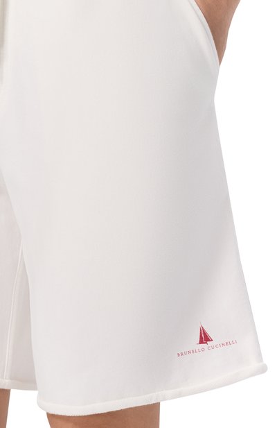 Хлопковые шорты BRUNELLO CUCINELLI, арт. MP8633238G, фото 5