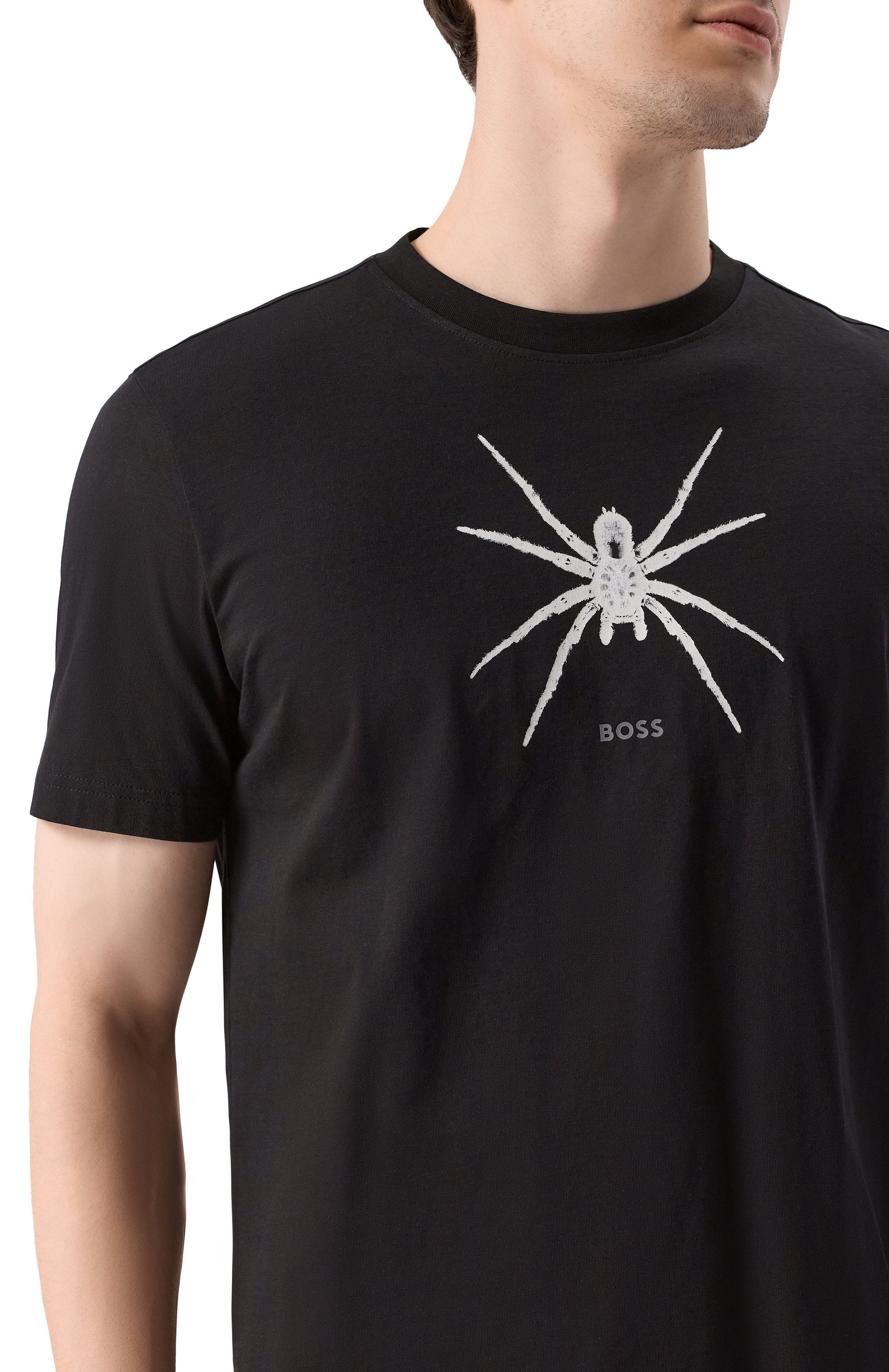 Хлопковая футболка BOSS ORANGE, арт. 50534924, фото 5