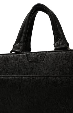 Мужская портфель come LANCEL черного цвета, арт. A12874 | Фото 3 (Драгоценные камни: Проставлено; Материал сплава: Проставлено; Ремень/цепочка: На ремешке; Материал: Натуральная кожа; Размер: large; Сумки-технические: Портфели)