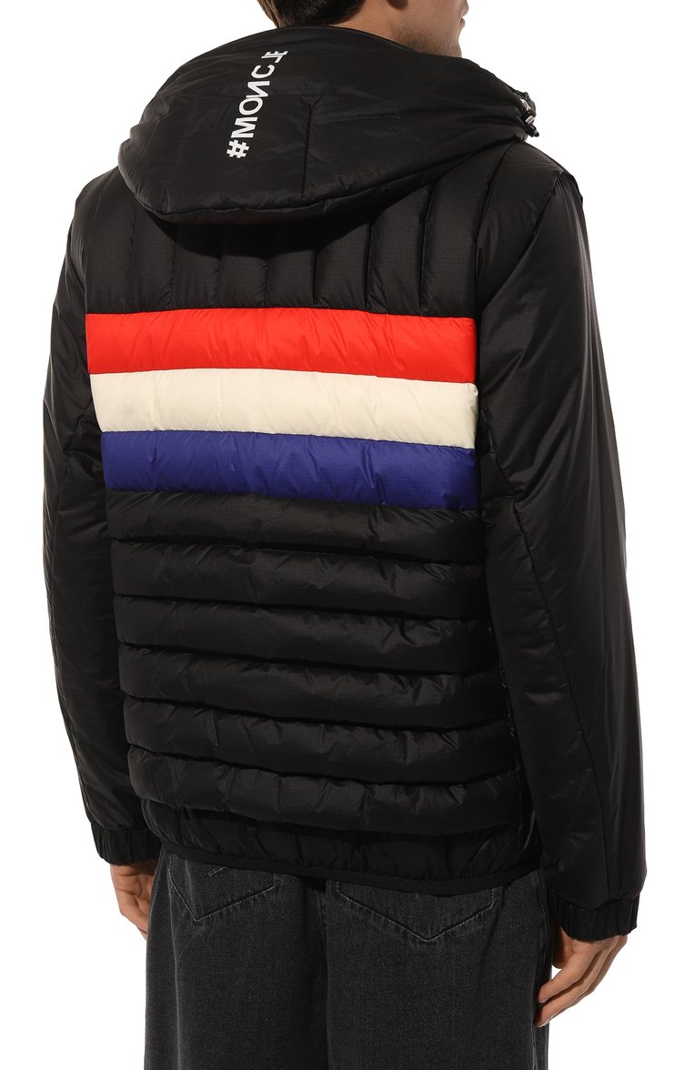 Мужская пуховик monthey MONCLER GRENOBLE черного цвета, арт. I20971A00057/68953 | Фото 4 (Драгоценные камни: Проставлено; Материал сплава: Проставлено; Рукава: Длинные; Материал внешний: Синтетический материал; Длина (верхняя одежда): Короткие; Мужское Кросс-КТ: пуховик-короткий; Стили: Кэжуэл; Кросс-КТ: другое)