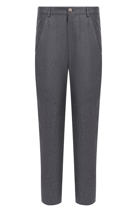 Шерстяные брюки Brunello Cucinelli M038PS2480 Серый M038PS2480