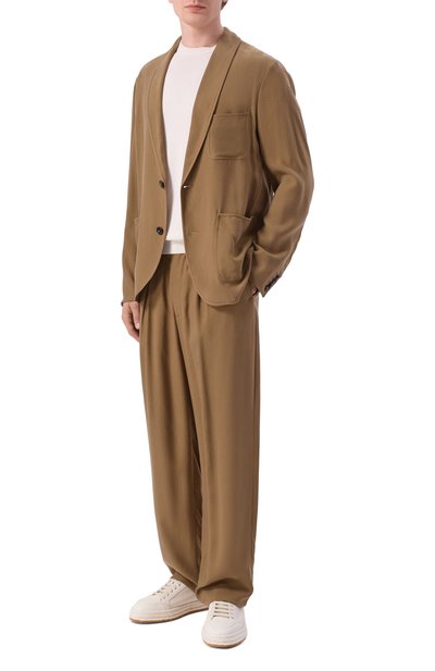 Кожаные кеды GIORGIO ARMANI, арт. GM003220/AF19222, фото 2