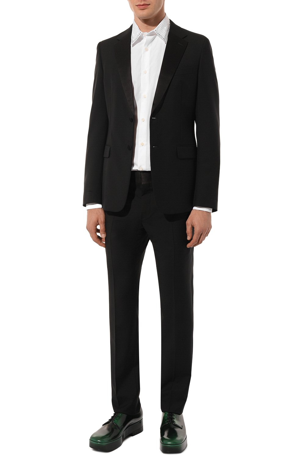 Кожаные дерби PRADA, арт. 2EG379-LVN-F0089-X021, фото 2