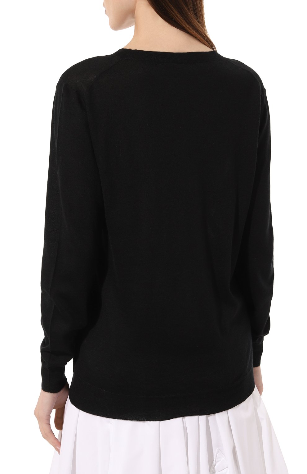 Кашемировый пуловер PRADA, арт. P24I1I-1N2W-F0002-212, фото 4