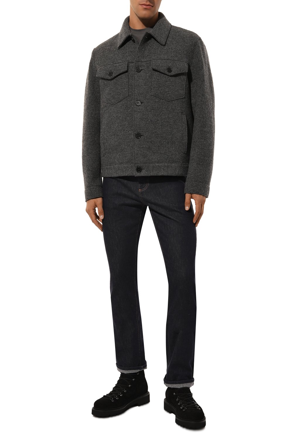 Замшевые ботинки s.moritz MILLE 885, арт. SM0RITZ G0RAIN DEEP NAVY/FUR, фото 2