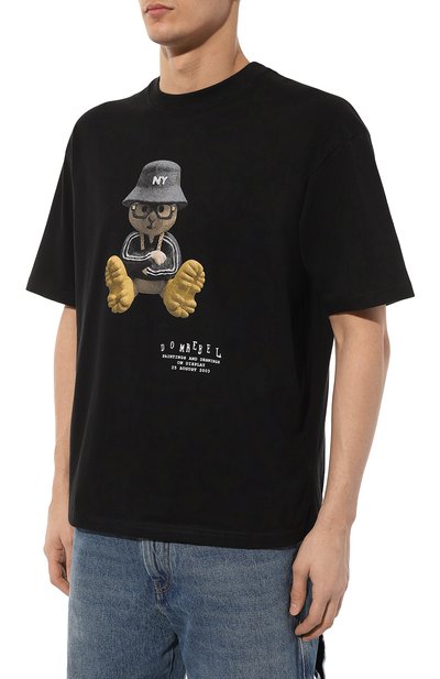 Хлопковая футболка DOMREBEL, арт. NEW Y0RKER/T-SHIRT, фото 3