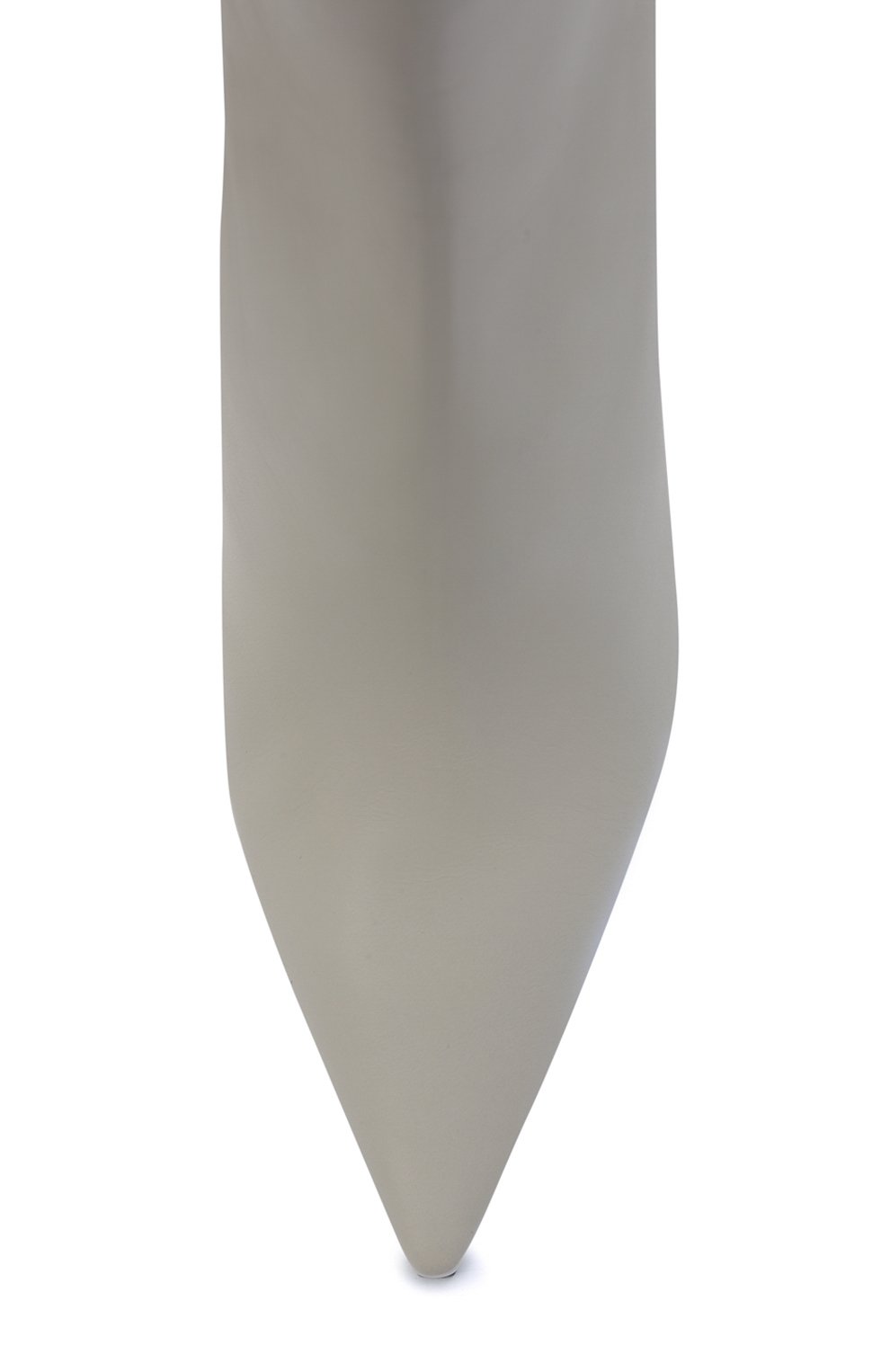 Кожаные ботильоны nappa doll OFF-WHITE серого цвета по цене 109500 руб., арт. 0WIE014F21LEA0010900, фото 5 Кожаные ботильоны nappa doll OFF-WHITE, арт. 0WIE014F21LEA0010900, фото 5