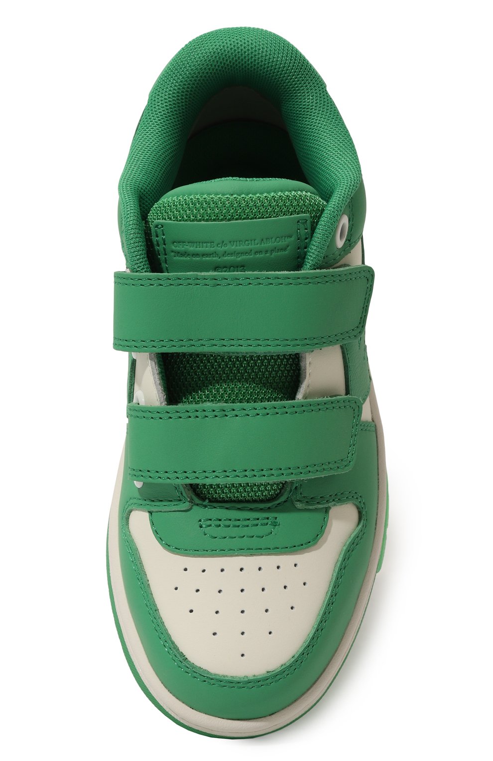 Кожаные кеды out of office OFF-WHITE, арт. 0BIA008S24LEA001/35-38, фото 4