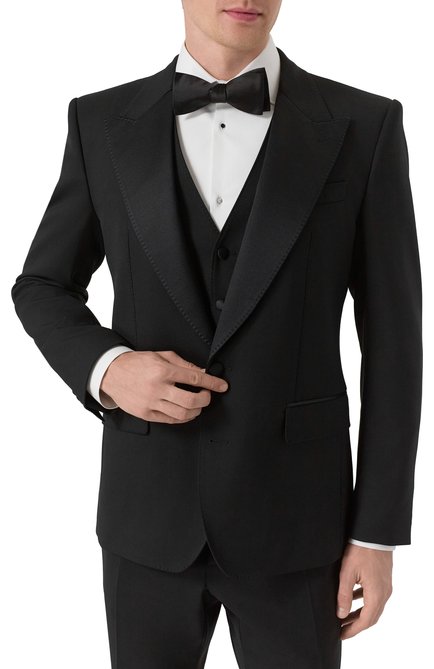Мужской шерстяной смокинг DOLCE & GABBANA, арт. GKPUMT/FUBE7