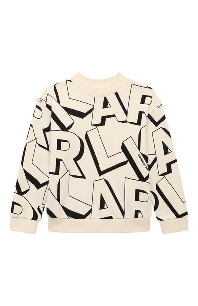 Хлопковый свитшот KARL LAGERFELD KIDS, арт. Z30251