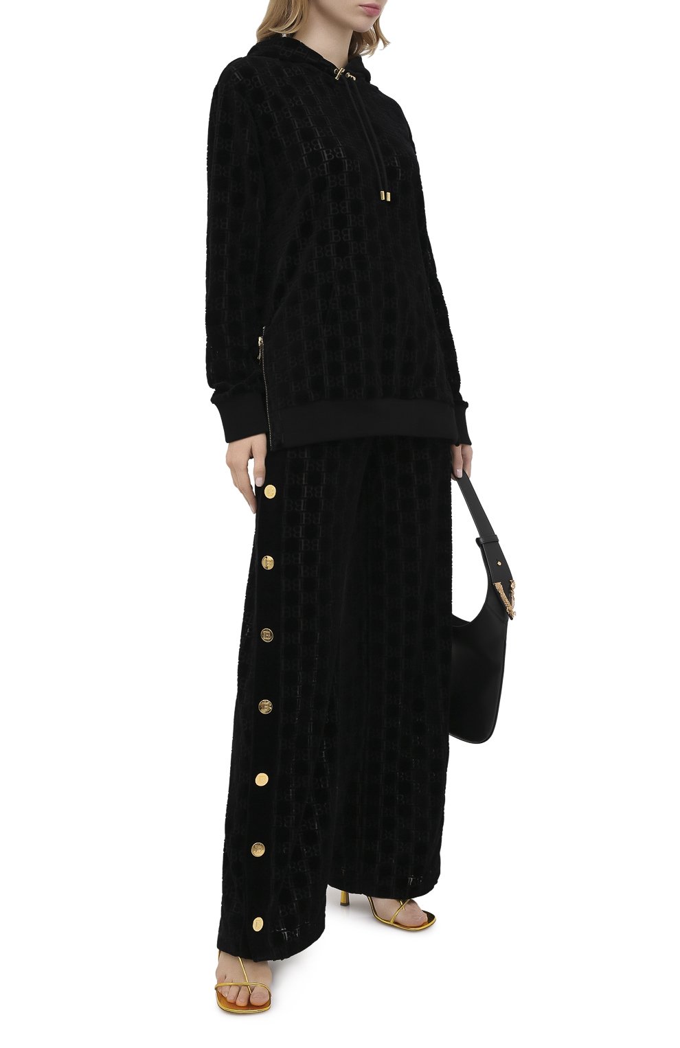 Хлопковое худи BALMAIN, арт. UF13892/I500, фото 3